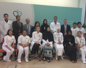 Qatar Foundation and Cerner Staff at the Primary Health Care Center